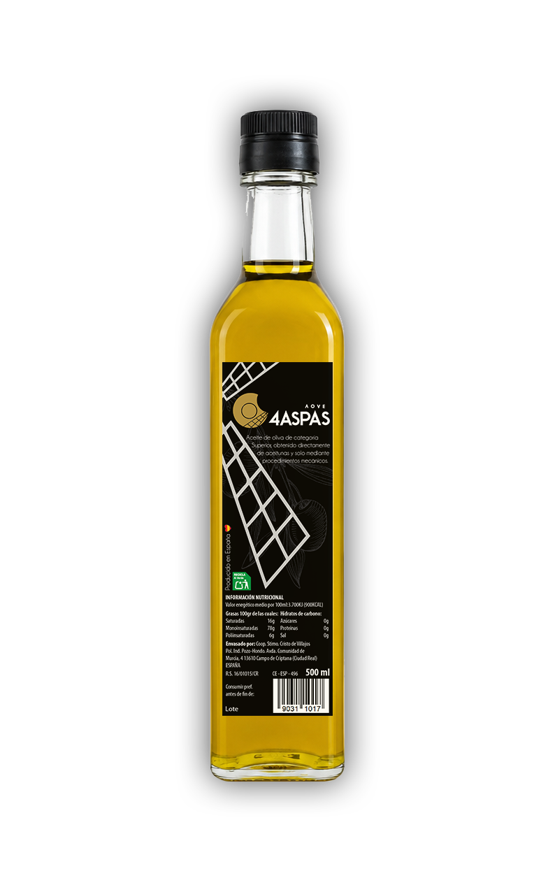 4 Aspas · Selección 500ml